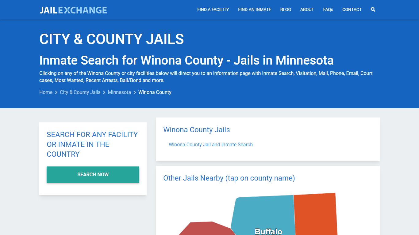 Inmate Search for Winona County | Jails in Minnesota - Jail Exchange
